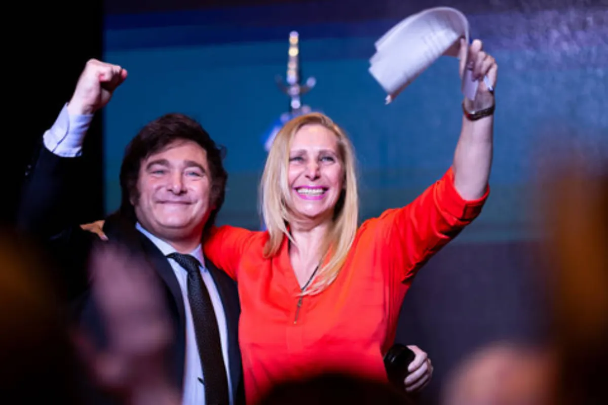 Javier y Karina Milei