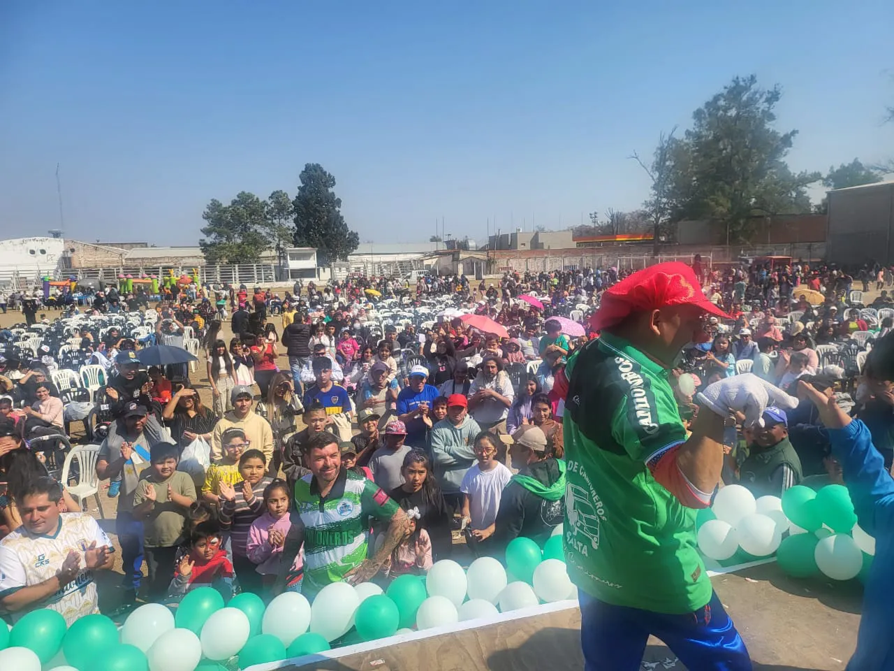 festejo camioneros dia de las infancias