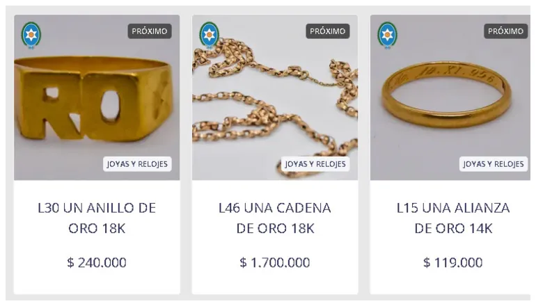 joyas subasta judicial salta