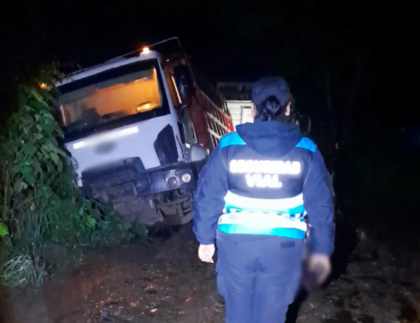 accidente camiones Aguaray